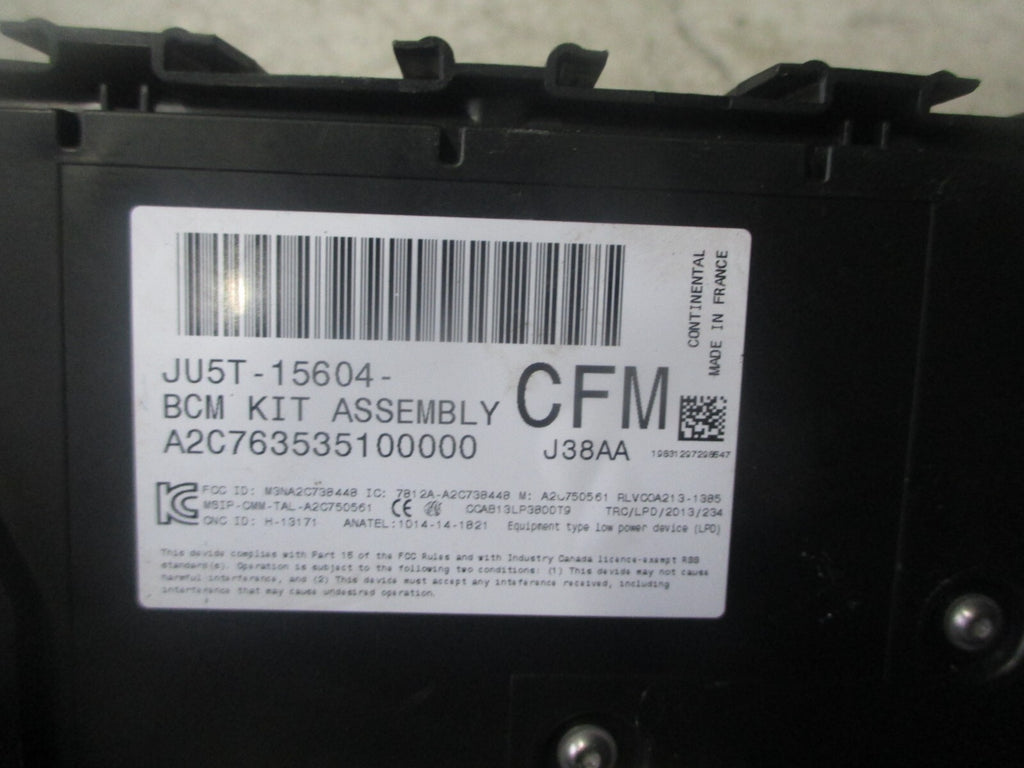 FORD MONDEO MK5 2019 BODY CONTROL MODULE FUSE BOX JU5T15604CFM