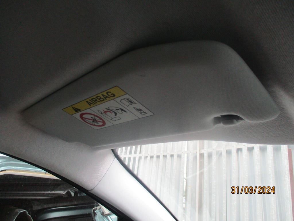 PEUGEOT 208 2016 NSF PASSENGER SIDE FRONT INTERIOR SUN VISOR SHADE