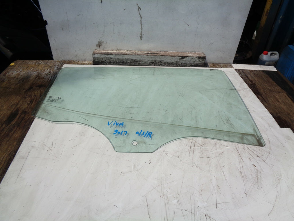 VAUXHALL VIVA 2017 OFF DRIVER SIDE REAR WINDOW GLASS