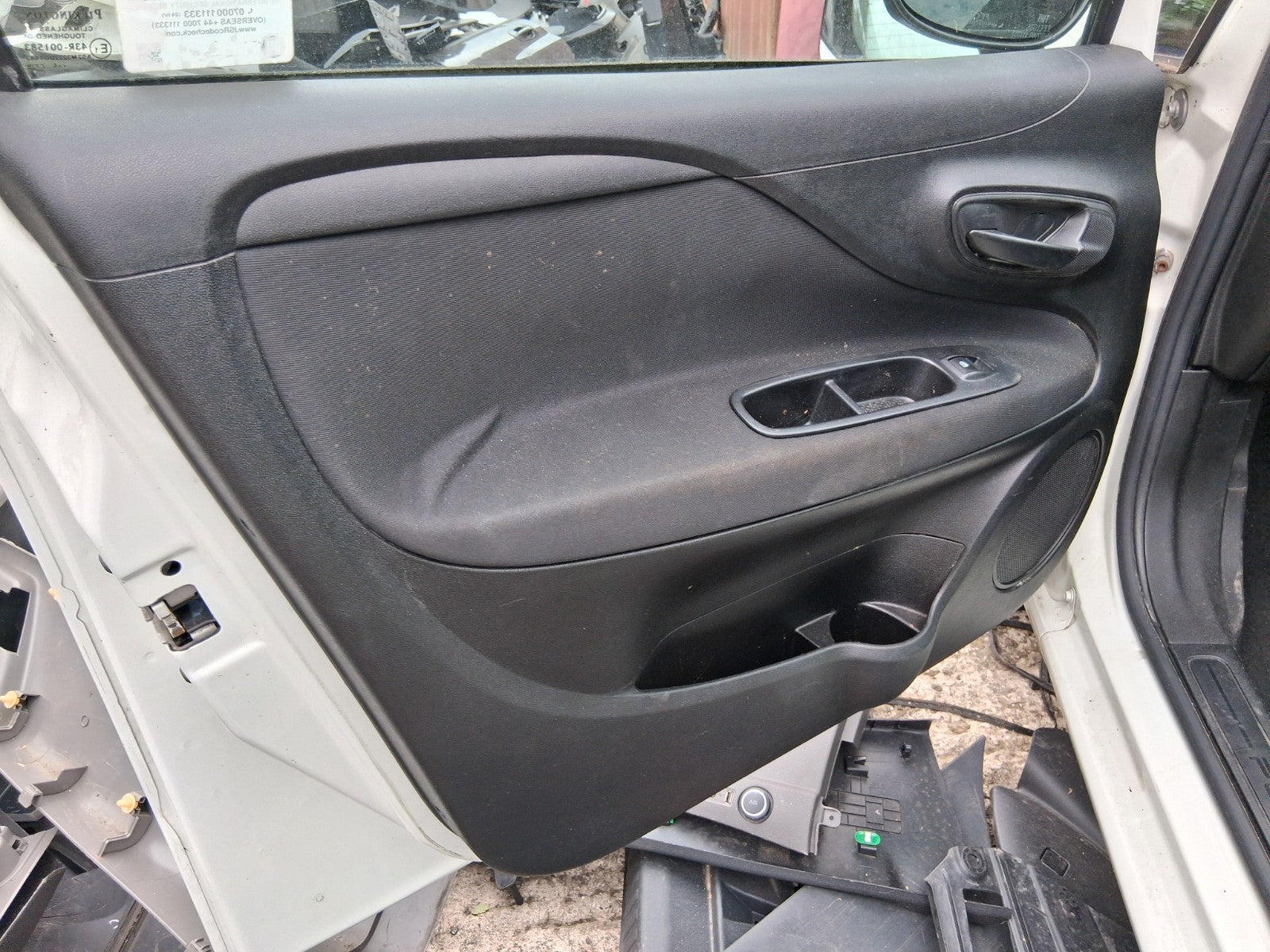 2014 FIAT PUNTO FACELIFT 5 DOOR MK3 NSF PASSENGER SIDE FRONT LEFT DOOR CARD