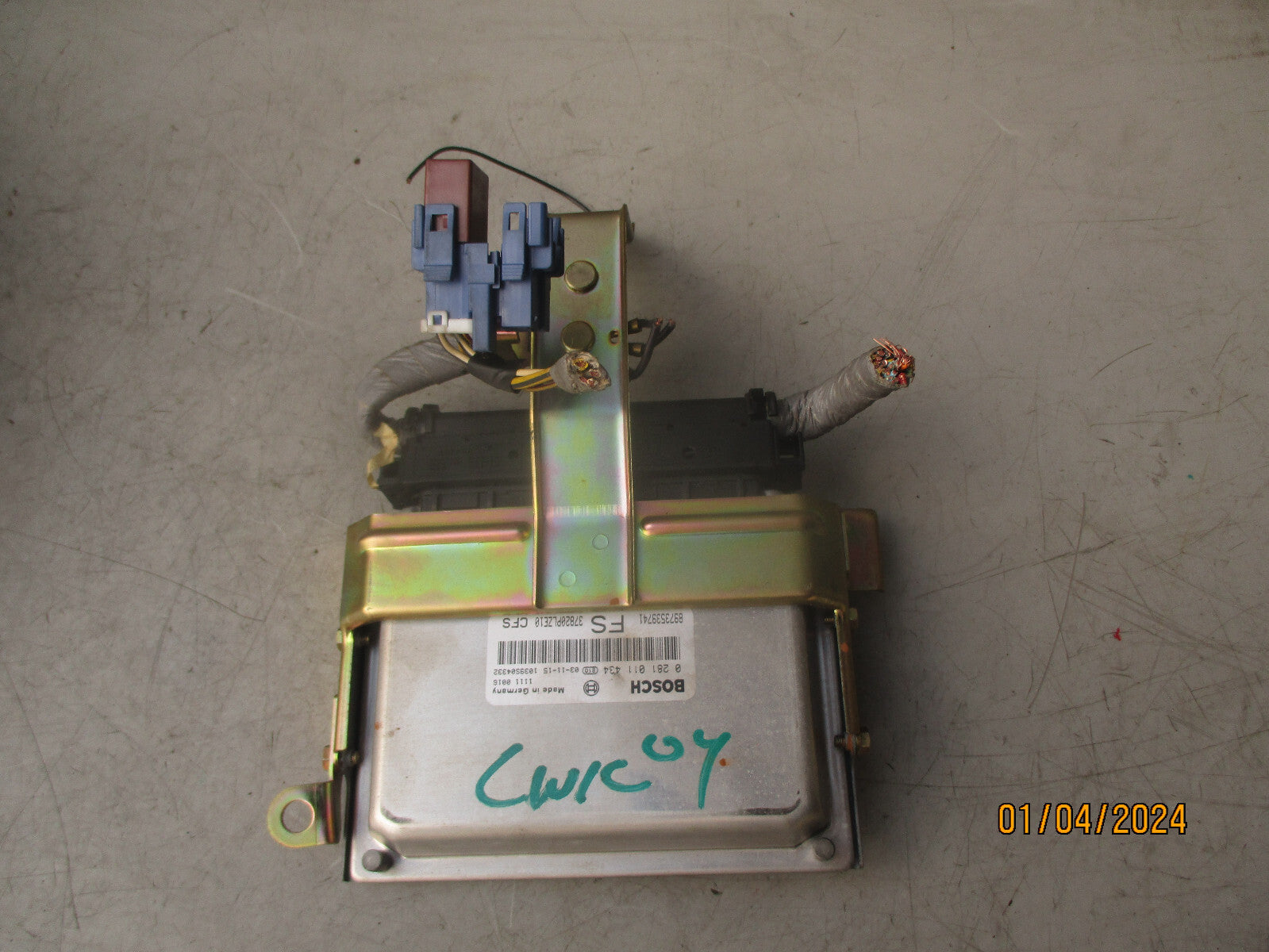 2004 HONDA CIVIC MK7 1.7 DIESEL ENGINE CONTROL UNIT ECU 37820PLZE10
