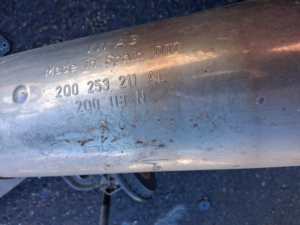 2024 AUDI A1 S LINE MK2 GB 1.0 PETROL COMPLETE EXHAUST PIPE DPF CAT 2Q0131701