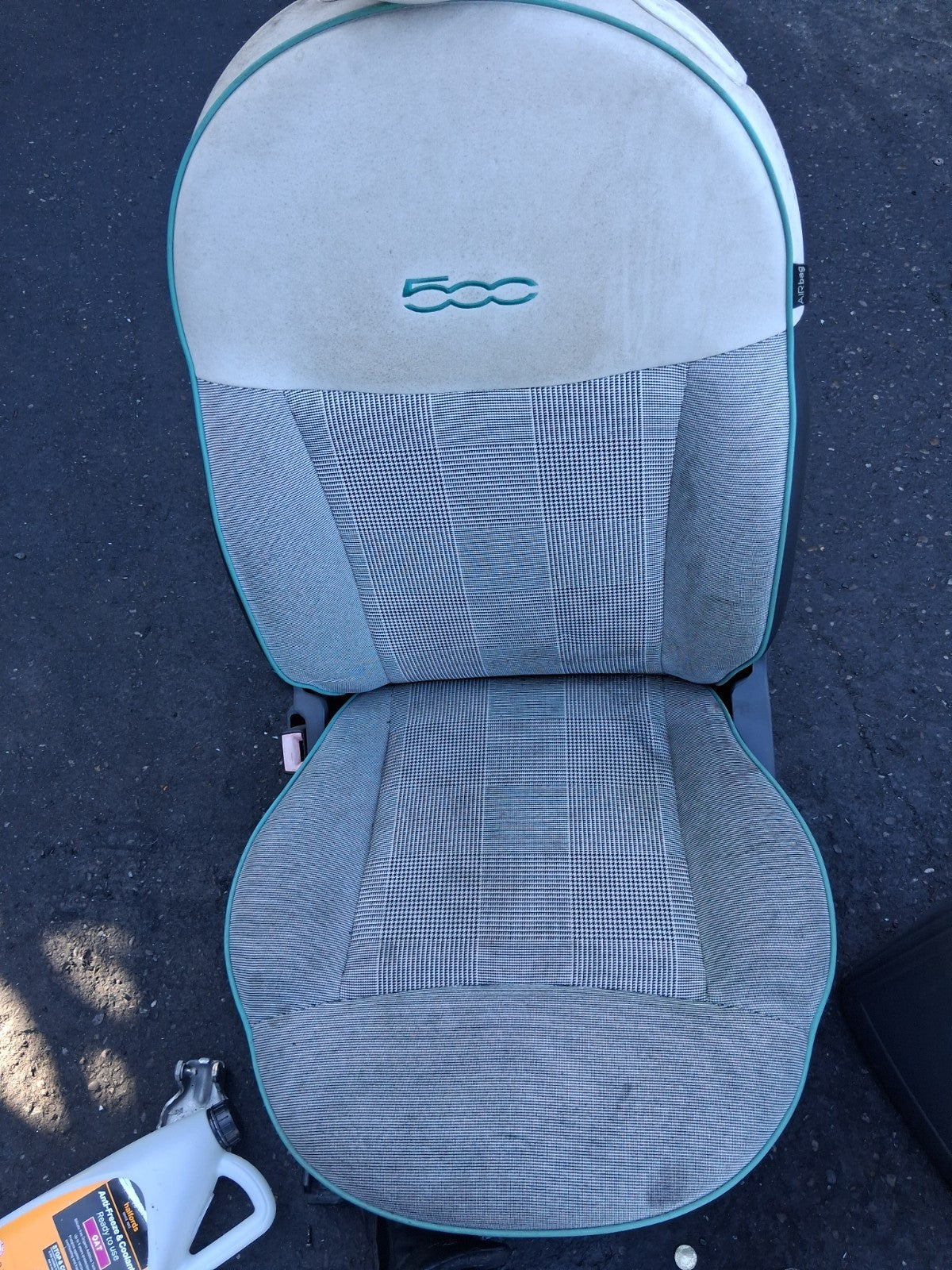 2015 FIAT 500 LOUNGE MK1 NSF PASSENGER SIDE FRONT LEFT COMPLETE SEAT