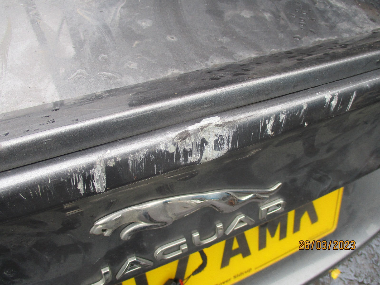 JAGUAR XE 2017 SALOON BARE TAILGATE BOOTLID AMMONITE GREY