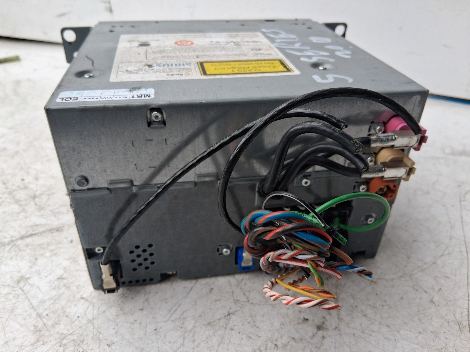 2010 BMW 5 SERIES F10 RADIO CD PLAYER STEREO HEAD UNIT 9293395