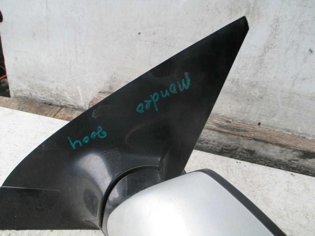 FORD MONDEO MK3 2004 NSF PASSENGER FRONT ELECTRIC WING MIRROR SILVER