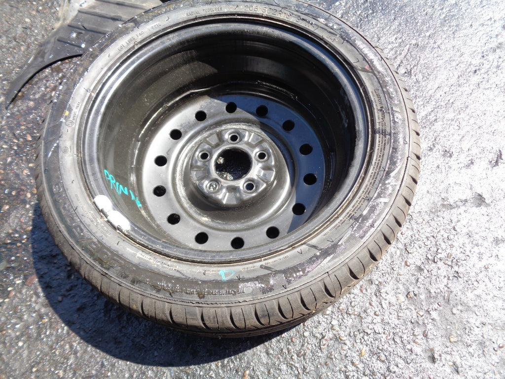 NISSAN PRIMERA 2004 EMERGENCY TIME SAVER SPARE WHEEL WITH TYRE 205/50 R16 16