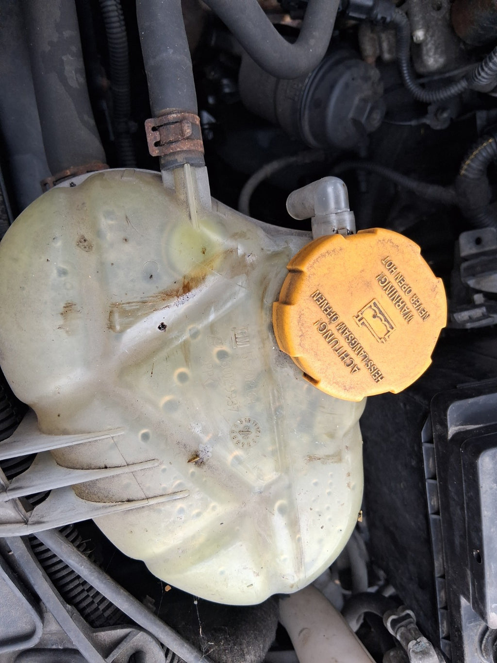 2009 VAUXHALL CORSA D 3 DOOR 1.3 PETROL COOLANT WATER EXPANSION TANK RESERVOIR