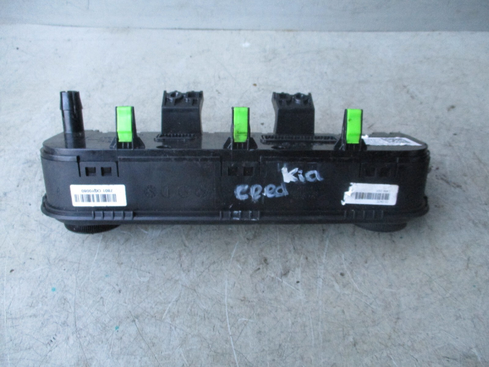 KIA CEED MK3 2019 HEATER AC CLIMATE CONTROL SWITCH PANEL