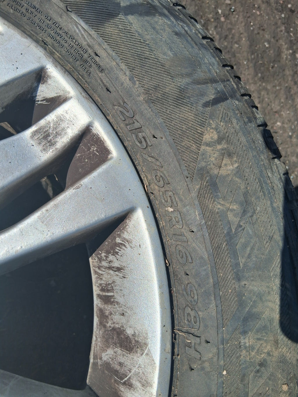 2013 FORD S MAX MK1 16 INCH ALLOY WHEEL WITH TYRE 215/65R16