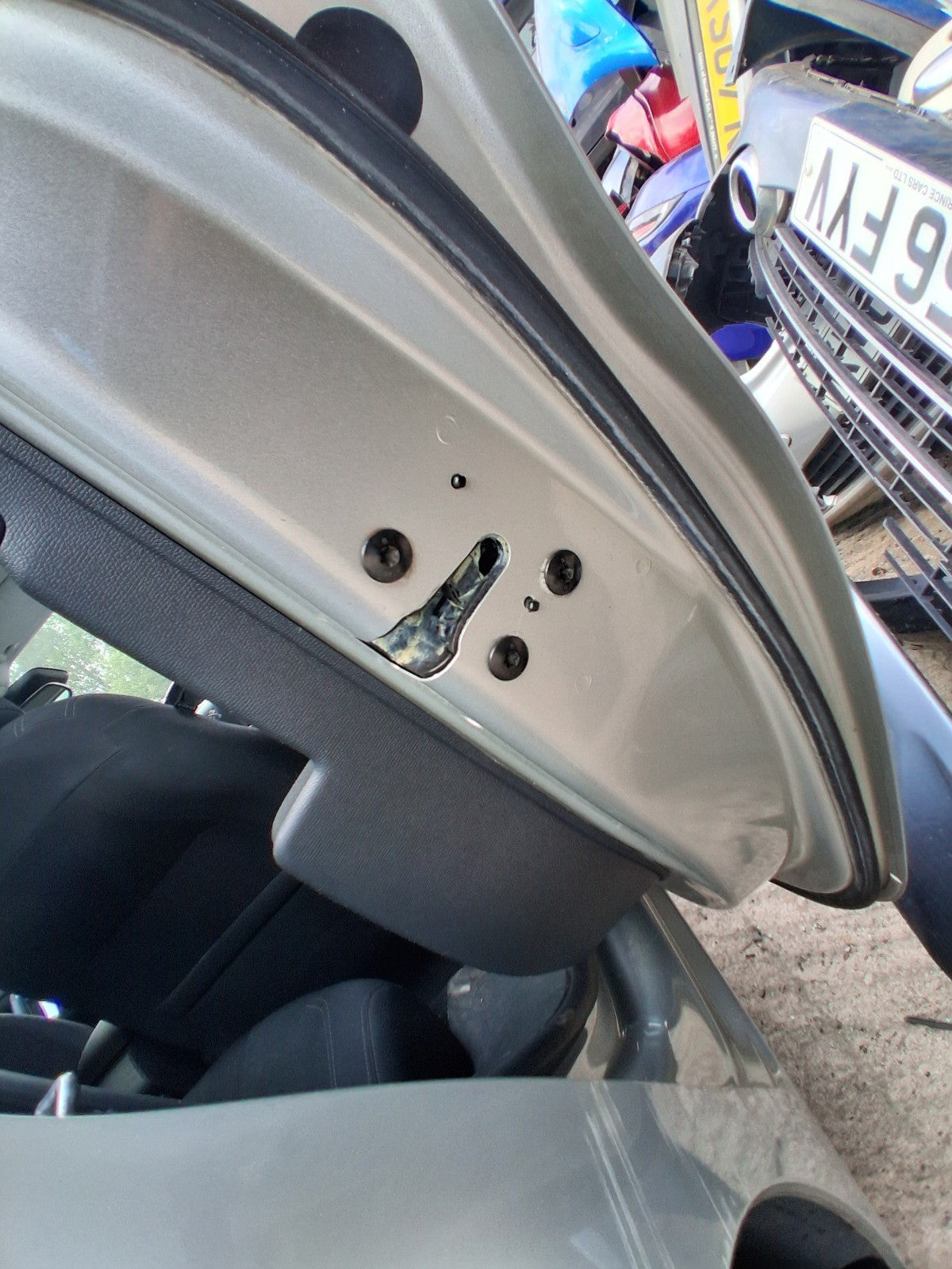2014 PEUGEOT 308 MK2 OSR DRIVER SIDE REAR DOOR LOCK MECHANISM