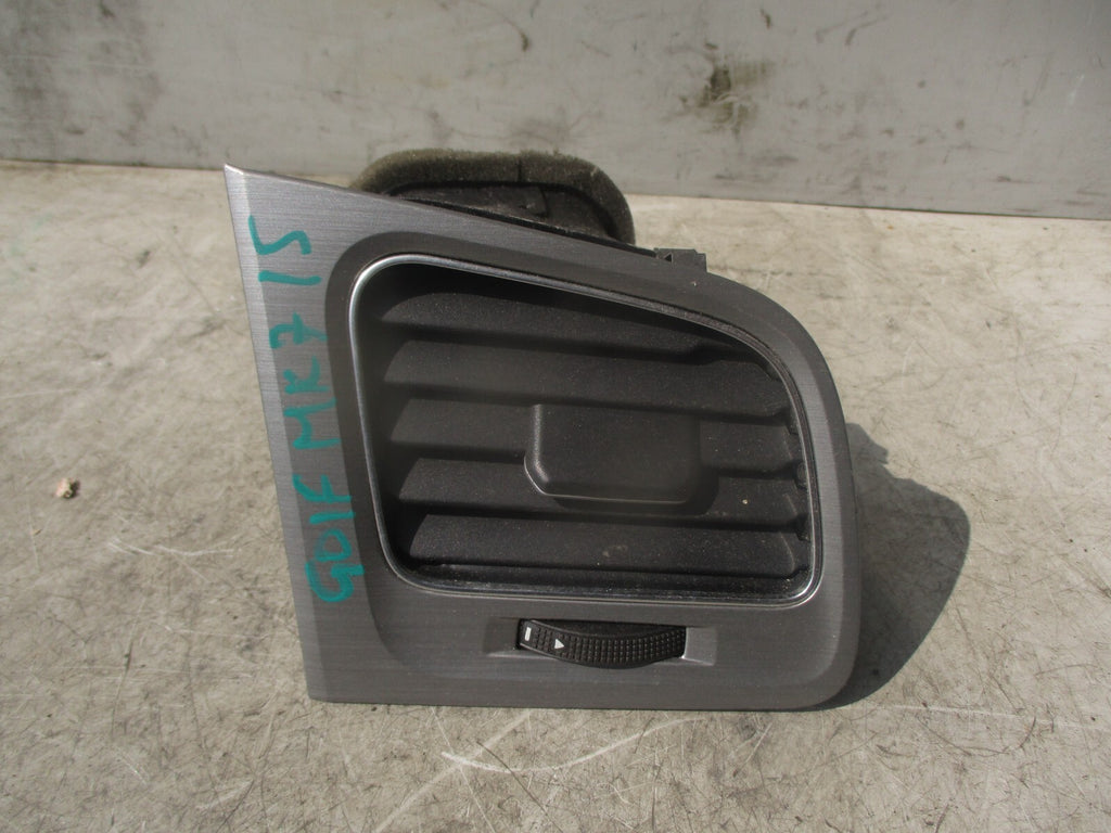 2015 VOLKSWAGEN GOLF MK7 OSF DRIVER FRONT DASHBOARD AIR VENT TRIM 5G2819710B