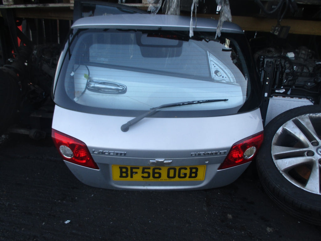 CHEVROLET LACETTI 2006 HATCHBACK REAR COMPLETE TAILGATE BOOTLID SILVER