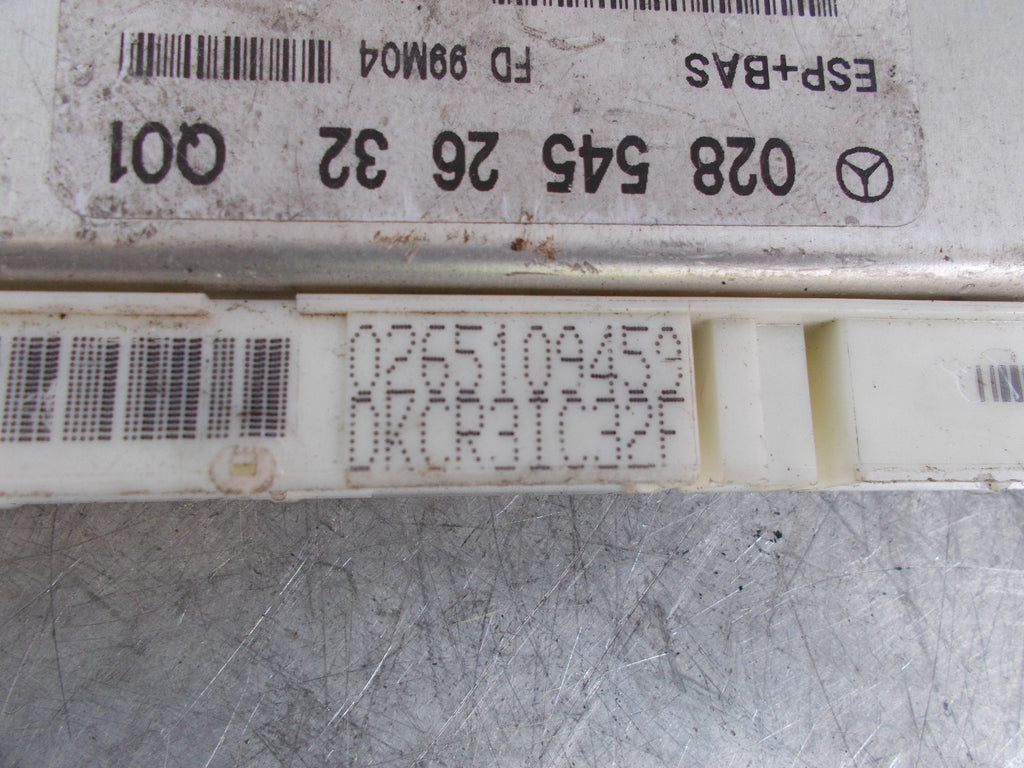 2004 MERCEDES A160 1.6 BRAKE CONTROL UNIT ESP BAS 0285452632  0265109459