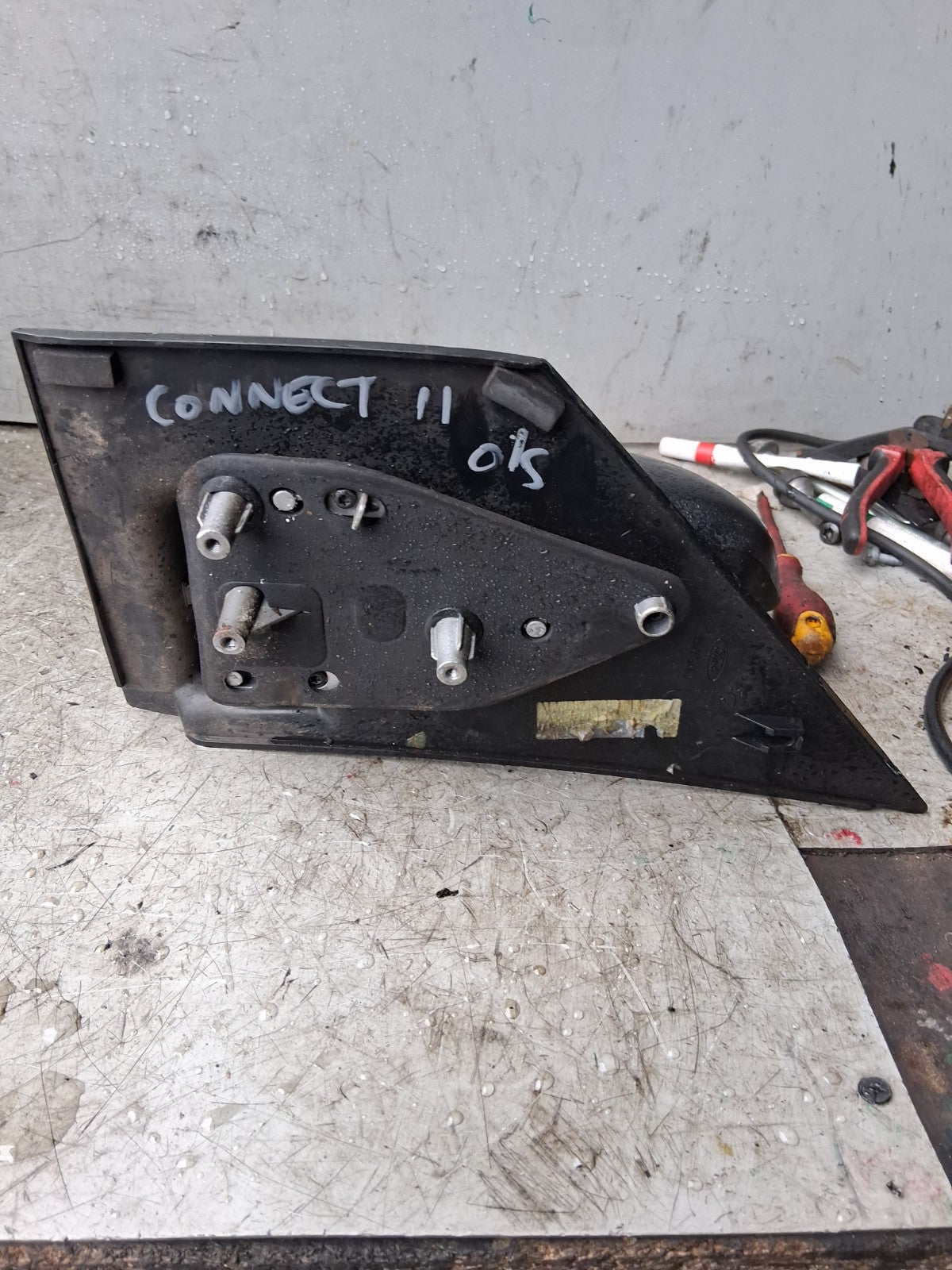 2011 FORD TRANSIT CONNECT OS DRIVER SIDE WING MIRROR 0206011