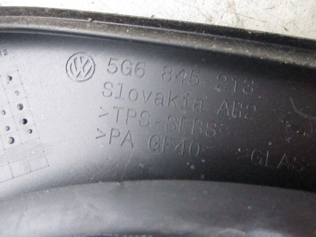 2017 VW VOLKSWAGEN GOLF MK7 NSR PASSENGER SIDE QUARTER GLASS 5G6845213