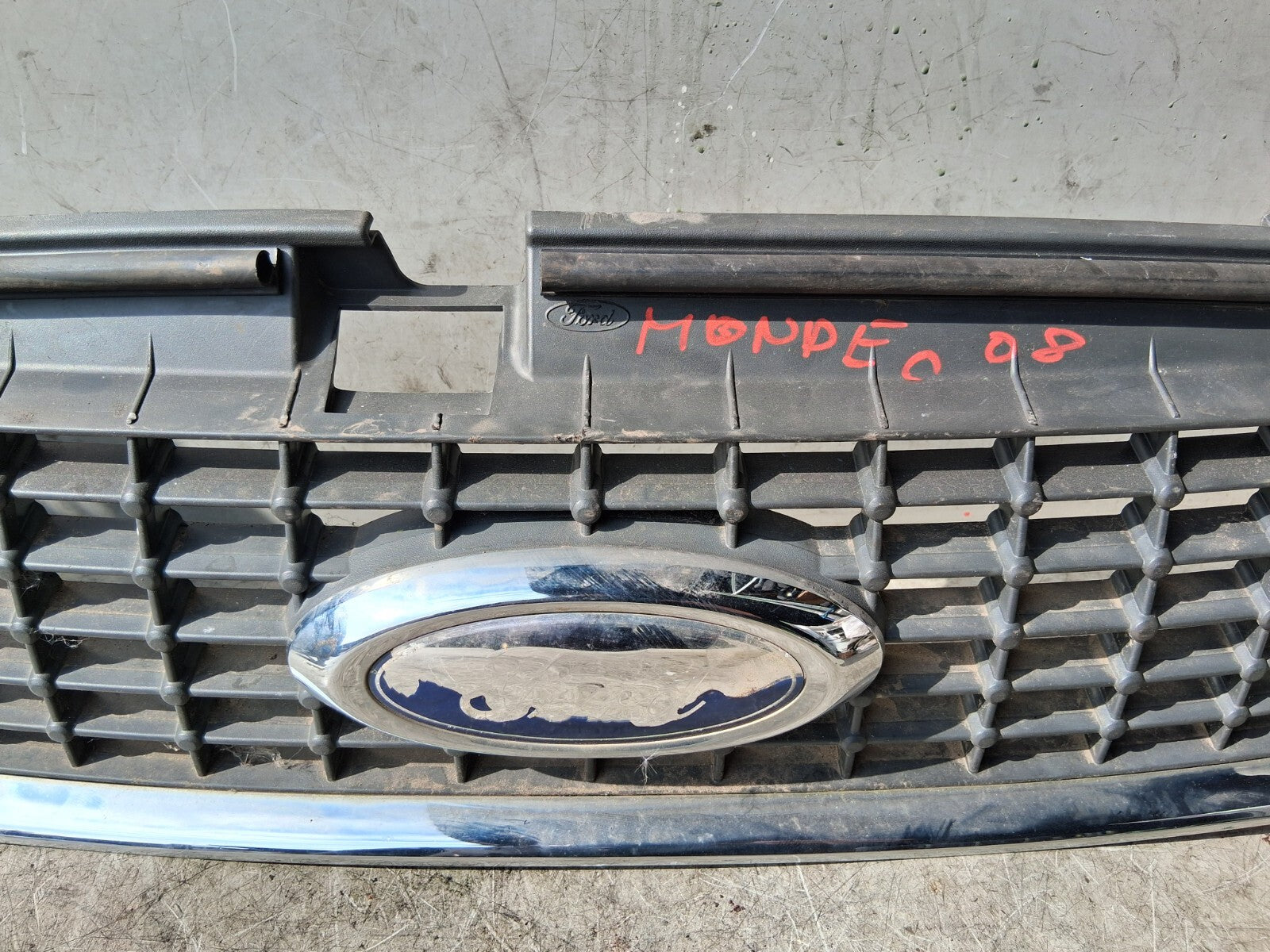 FORD MONDEO 2008 UPPER BUMPER GRILL GRILLE FRONT RADIATOR COVER TRIM 7S718200D