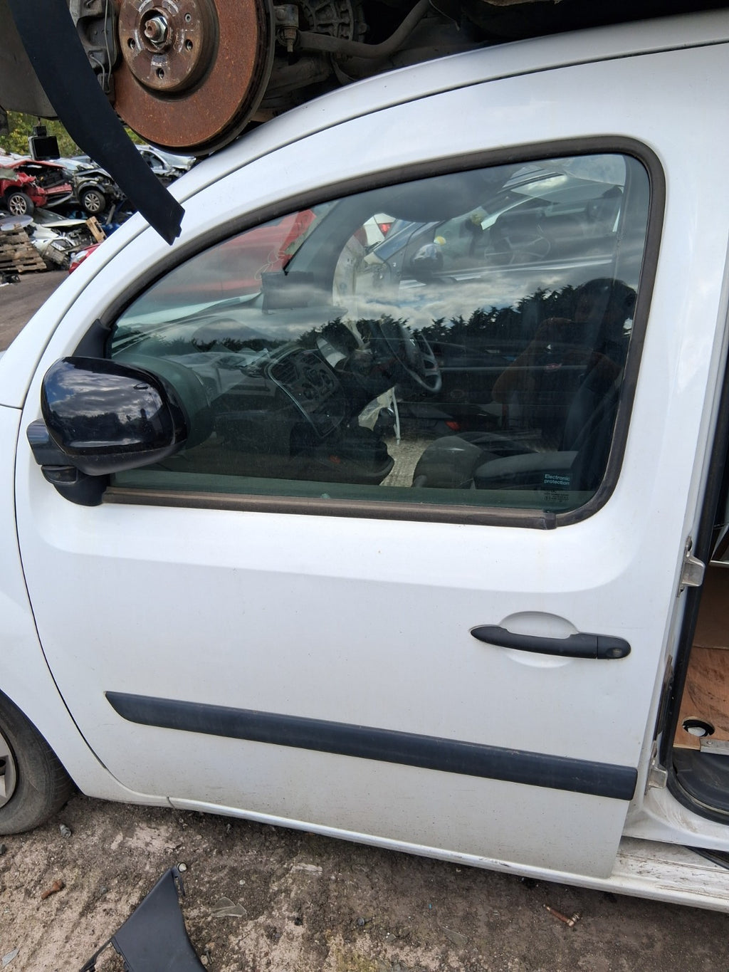2020 RENAULT KANGOO MK2 NSF PASSENGER SIDE FRONT LEFT BARE DOOR WHITE