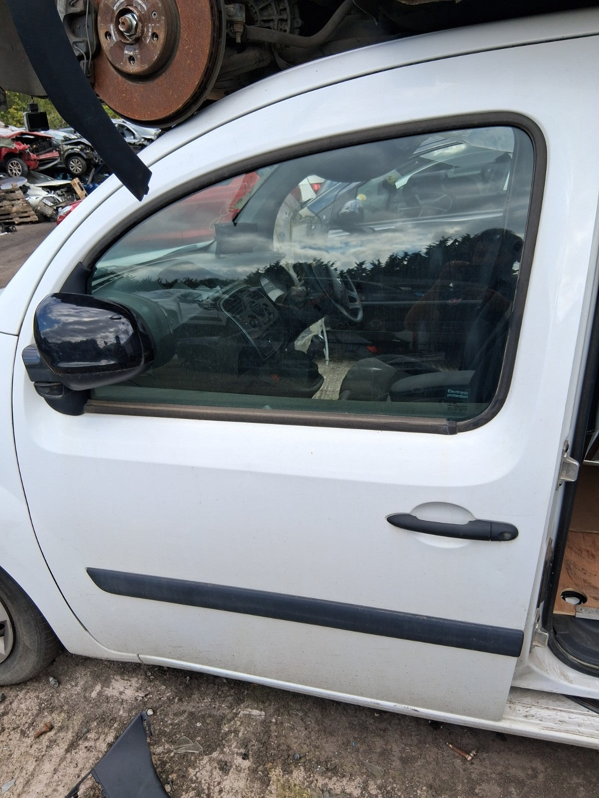 2020 RENAULT KANGOO MK2 NSF PASSENGER SIDE FRONT LEFT BARE DOOR WHITE