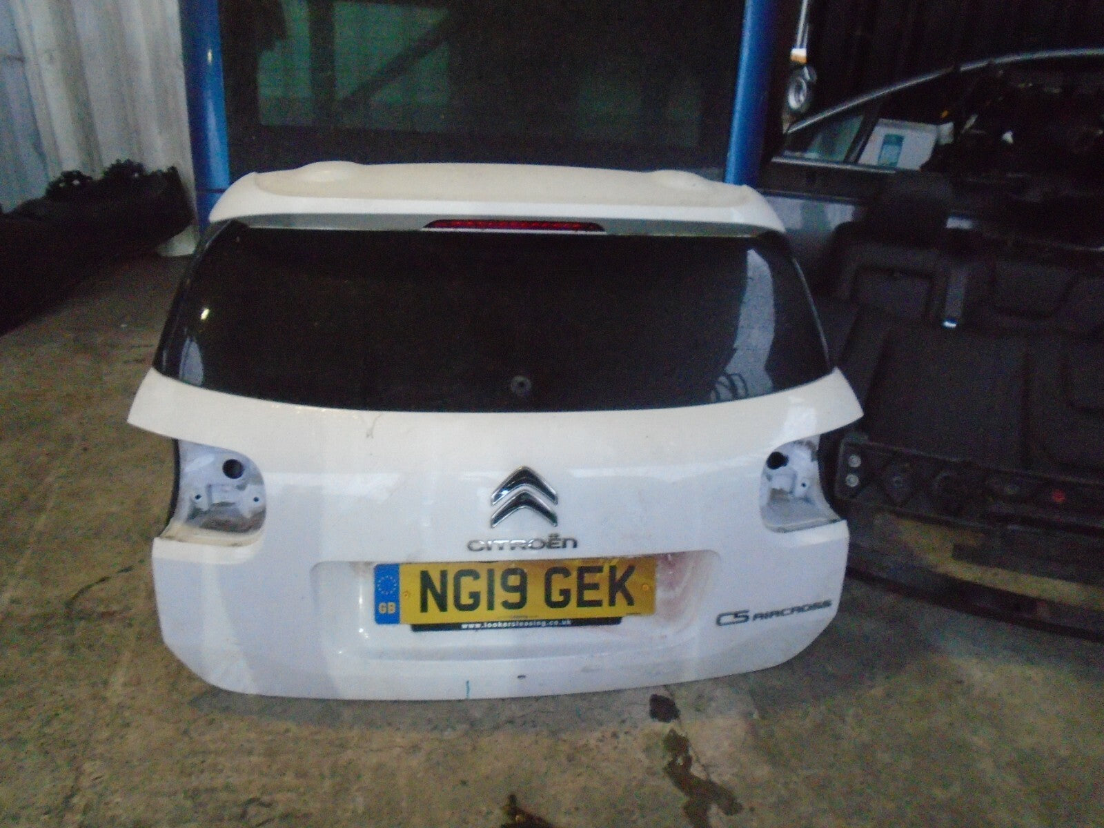 2019 CITROEN C5 AIRCROSS BARE TAILGATE BOOTLID BOOT WHITE EWP