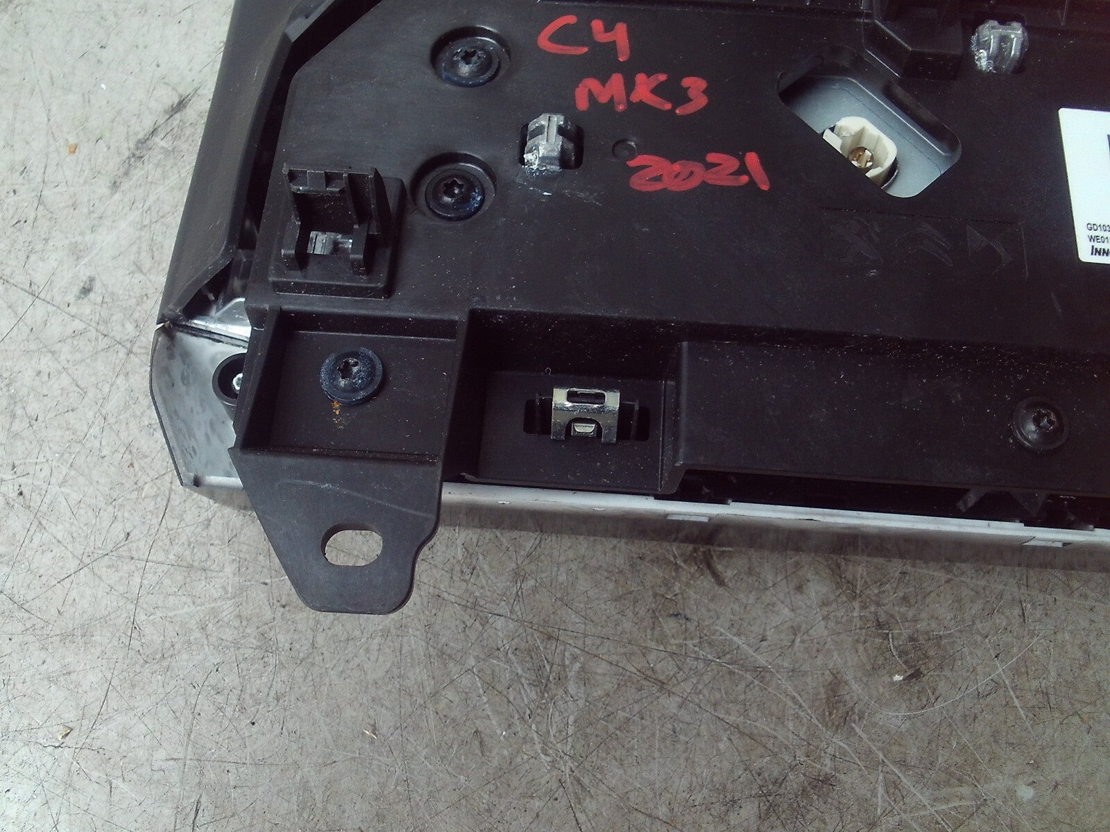 2021 CITROEN C4 MK3 MULTIFUNCTION MEDIA NAVIGATION DISPLAY UNIT 984045658001