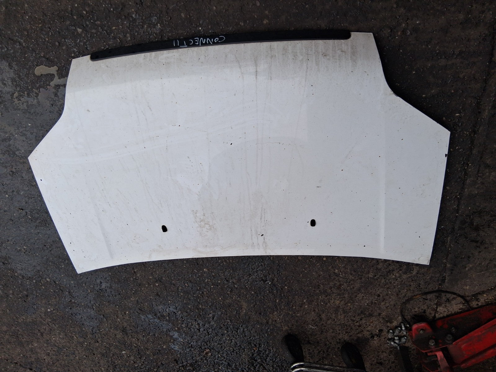 2011 FORD TRANSIT CONNECT MK1 FRONT BONNET HOOD PANEL WHITE