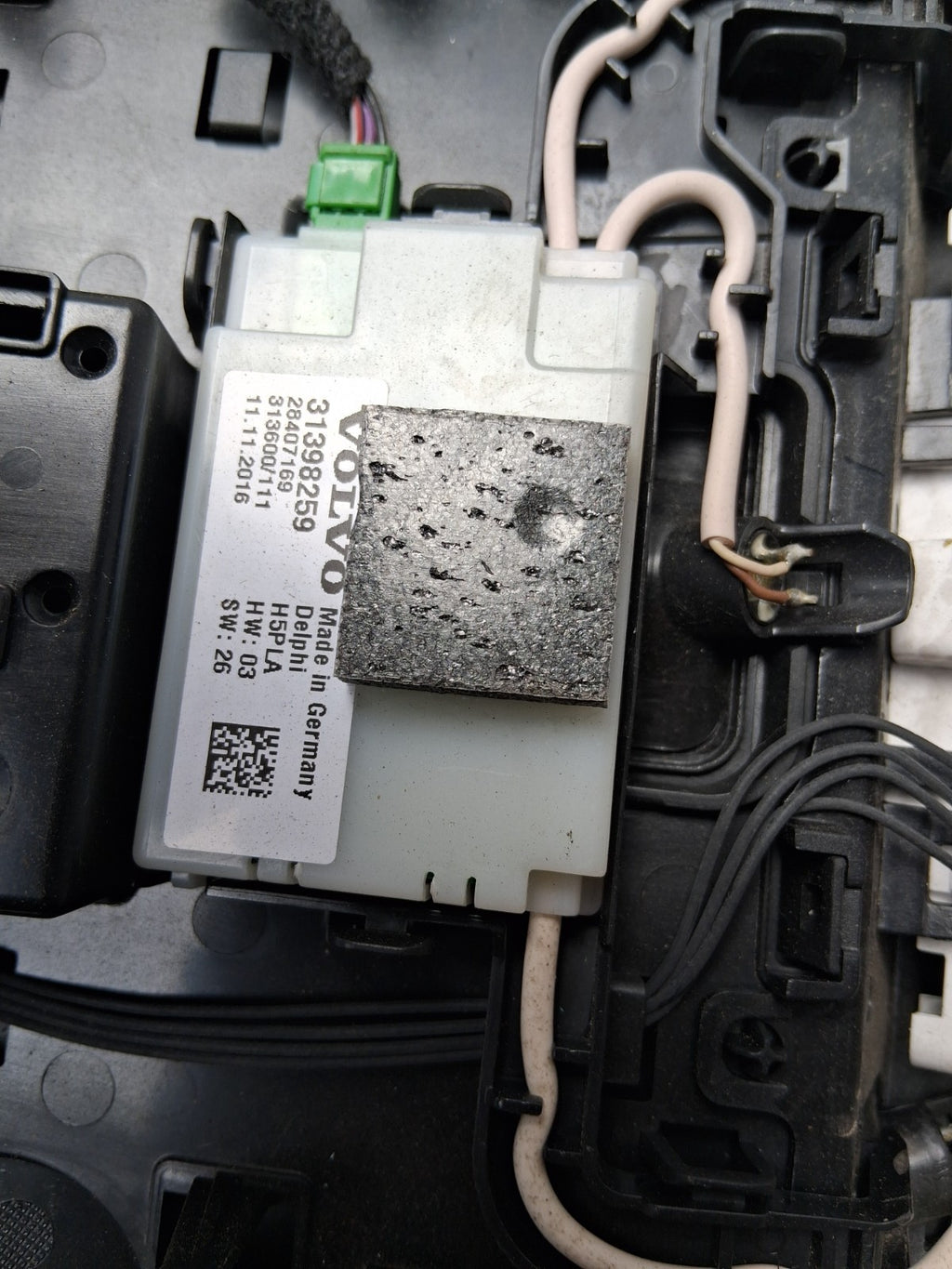 2016 VOLVO V40 FRONT INTERIOR ROOF READING LIGHT LAMP