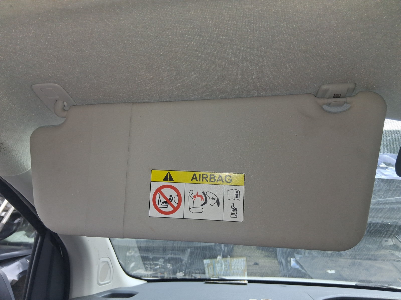 2019 CITROEN DISPATCH VIVARO MK3 NSF PASSENGER SIDE FRONT SUN VISOR SHADE