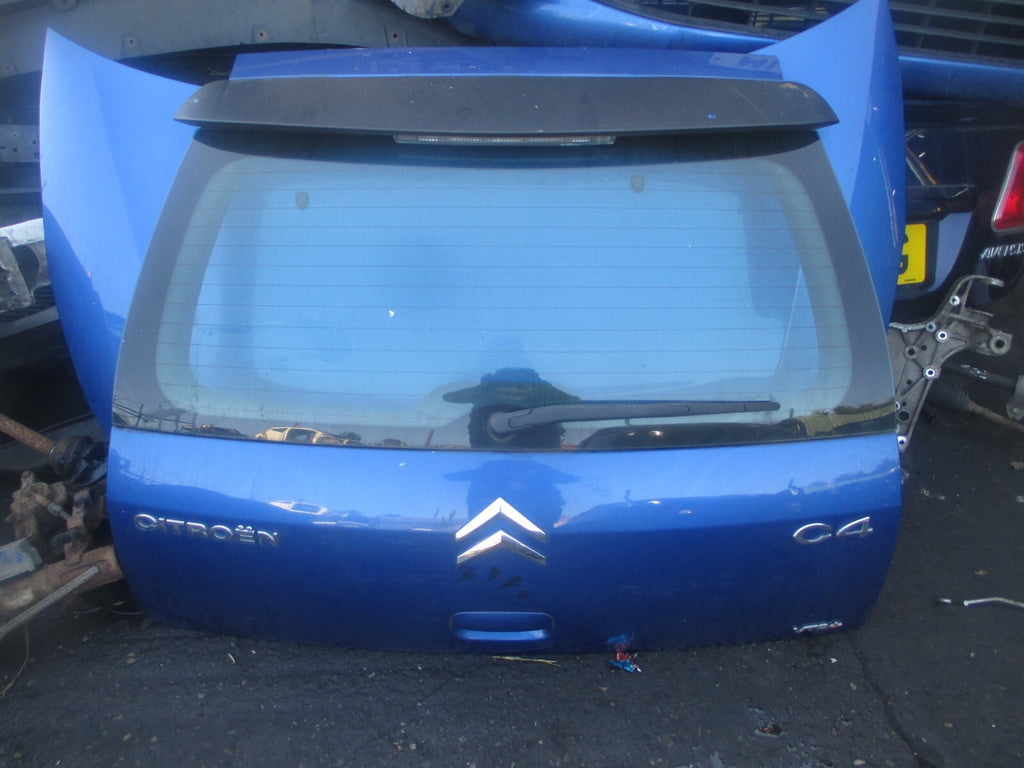 CITROEN C4 MK1 2009 REAR COMPLETE TAILGATE BOOTLID BLUE