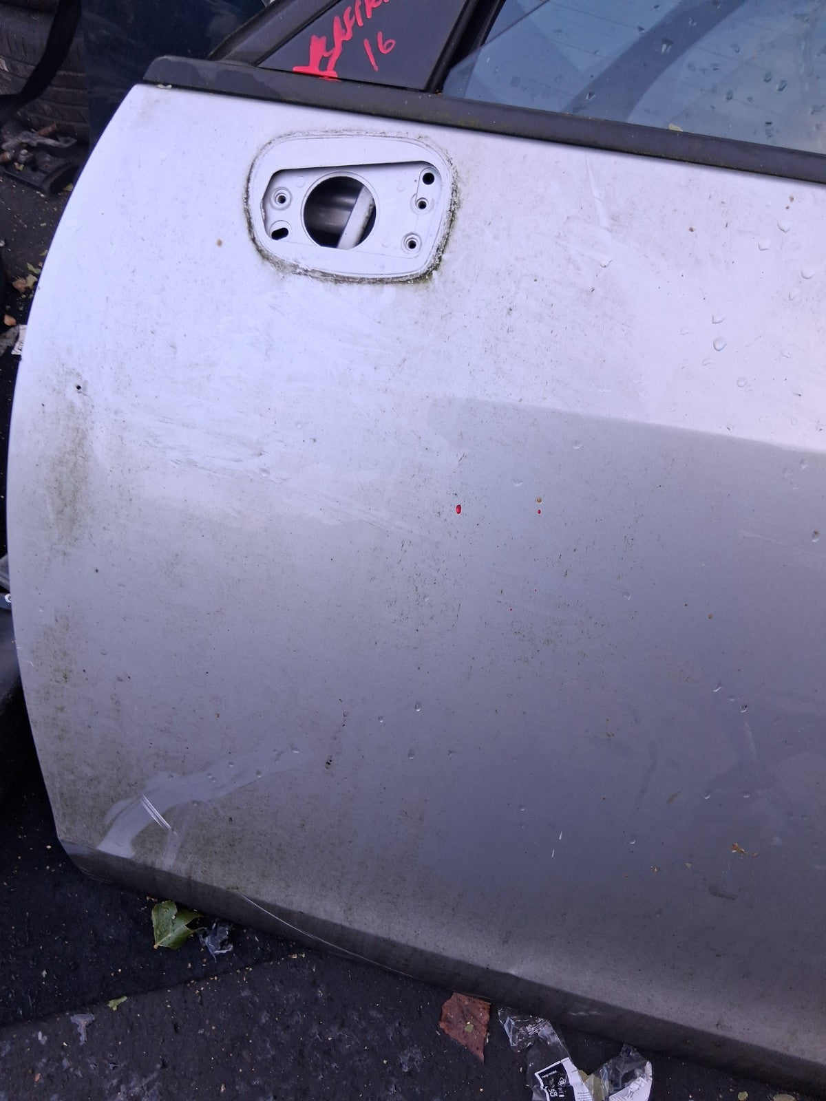 2016 VAUXHALL ZAFIRA C NSF PASSENGER SIDE FRONT BARE DOOR ARGON SILVER Z176