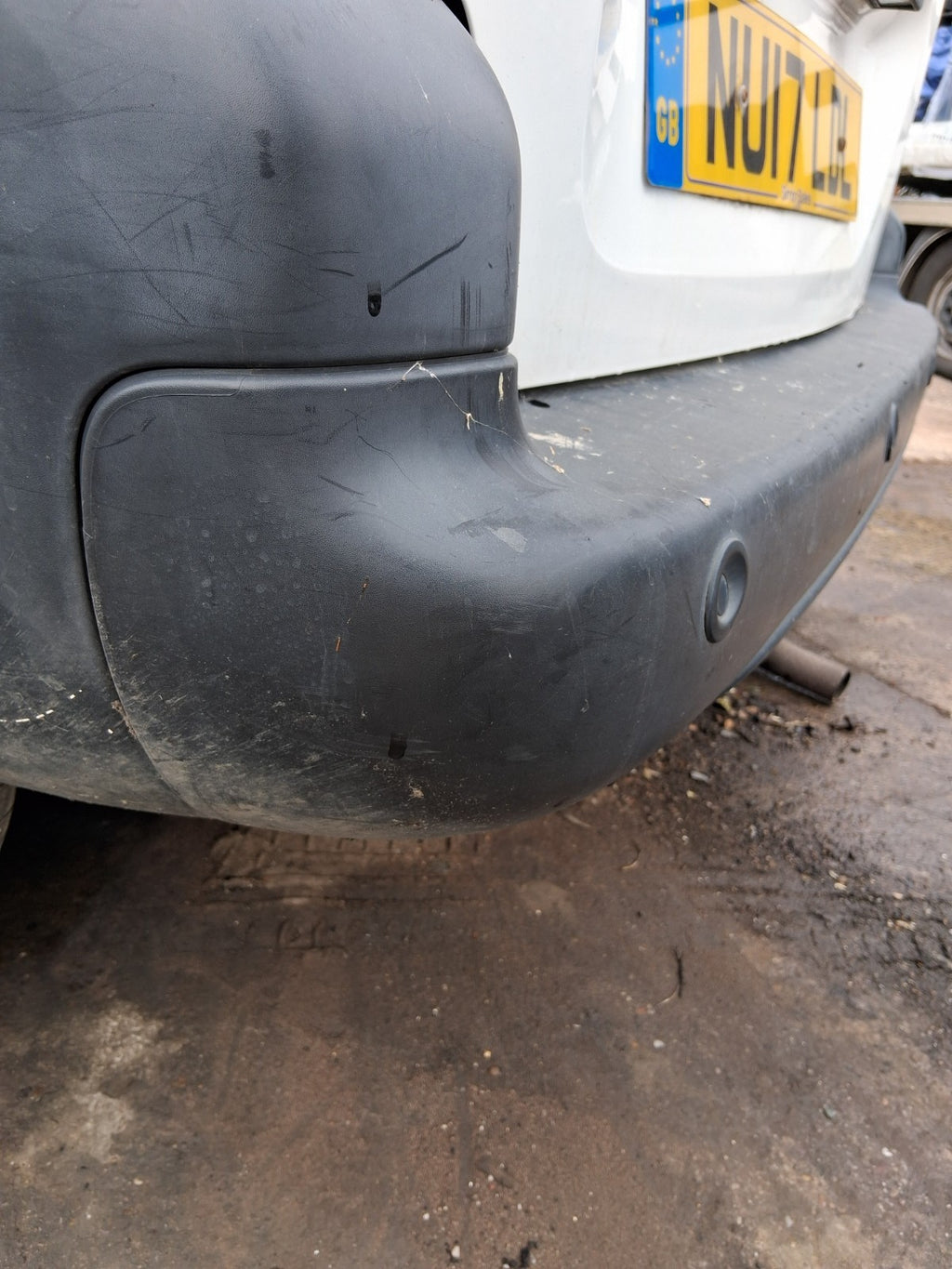 2017 PEUGEOT PARTNER MK2 NSR PASSENGER SIDE REAR LEFT BUMPER CORNER BLACK