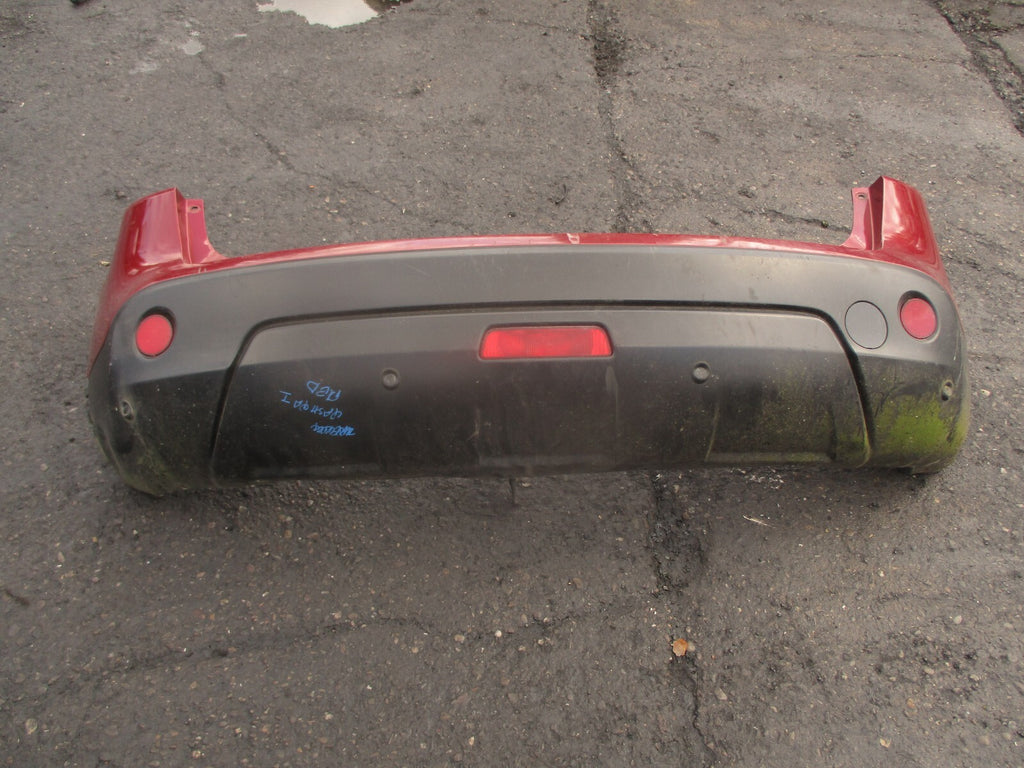 2012 NISSAN QASHQAI J10 REAR COMPLETE BUMPER RED
