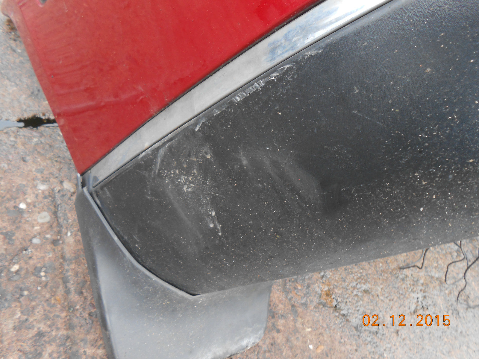 CITROEN C5 2005 FACELIFT COMPLETE REAR BUMPER KKQD ROUGE PROFOND MICA RED