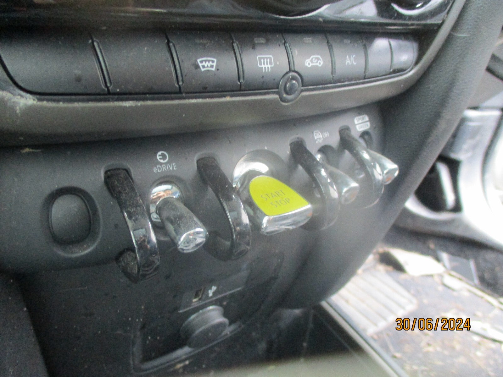 BMW MINI COUNTRYMAN F60 2021 START STOP BUTTON SWITCH PANEL
