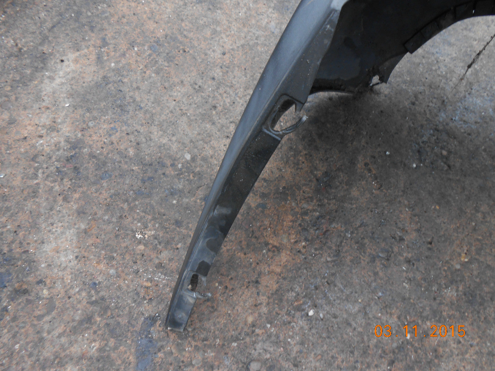 FIAT DOBLO MPV 2004 FRONT BUMPER IN BLUE
