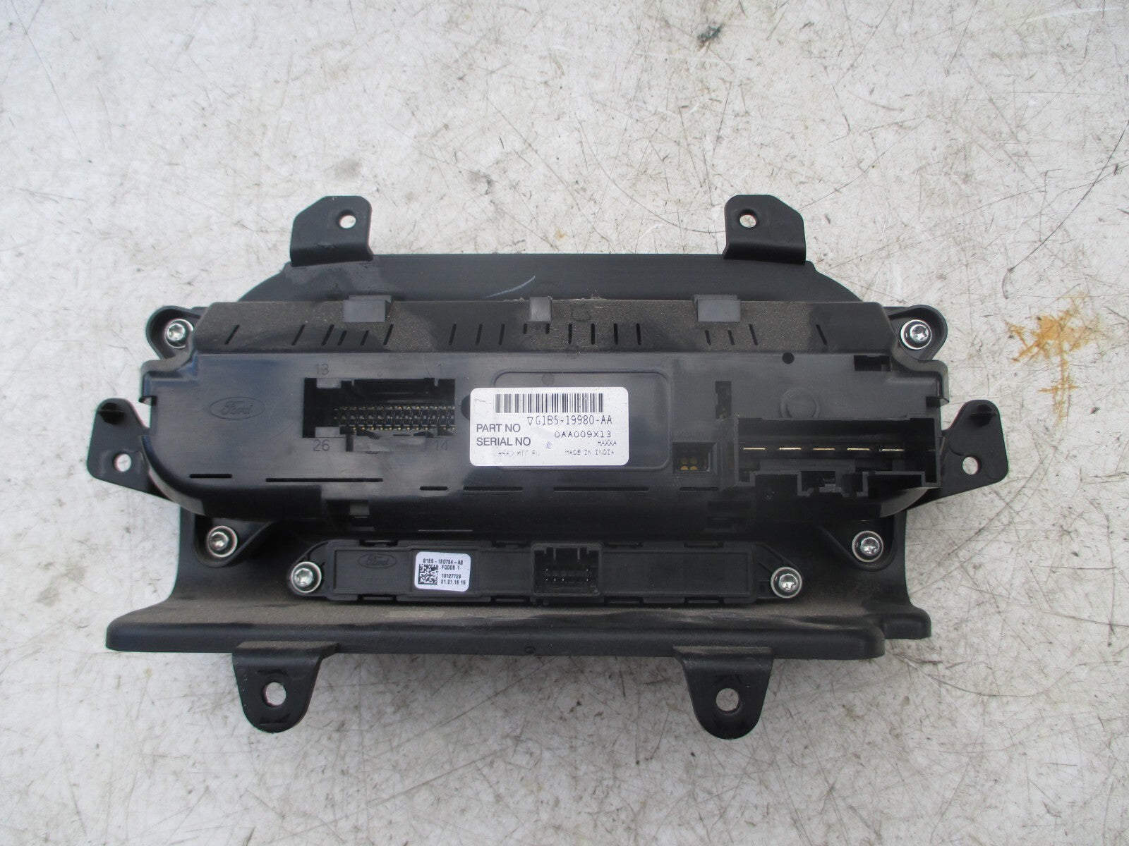 FORD KA + 2018 1.2 PETROL AIR CONDITIONING HEATER CONTROL SWITCHES G1B519980AA
