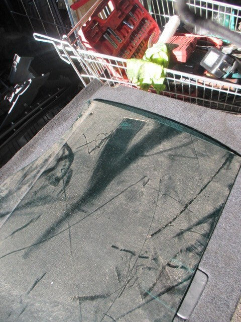 2014 VAUXHALL ZAFIRA C NS PASSENGER SIDE WINDOW GLASS