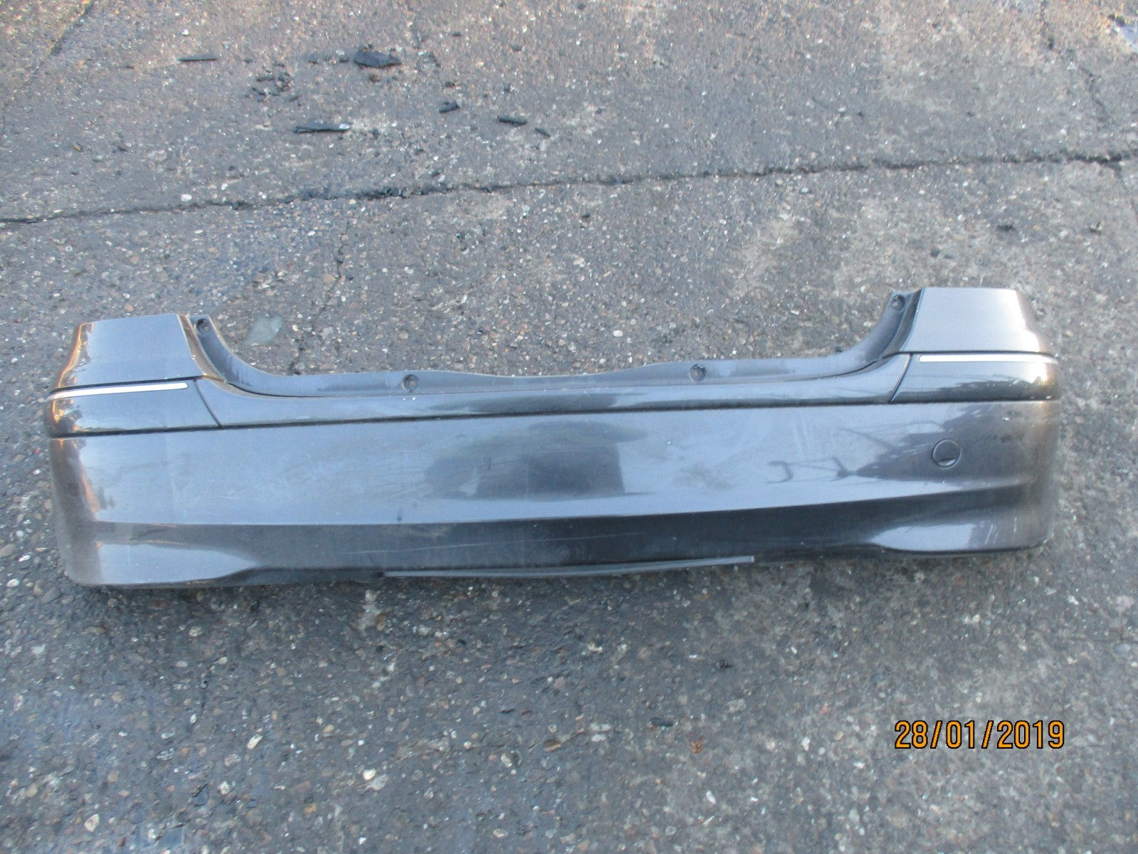 MERCEDES A CLASS W168 FACELIFT REAR BUMPER COMPLETE DARK GREY