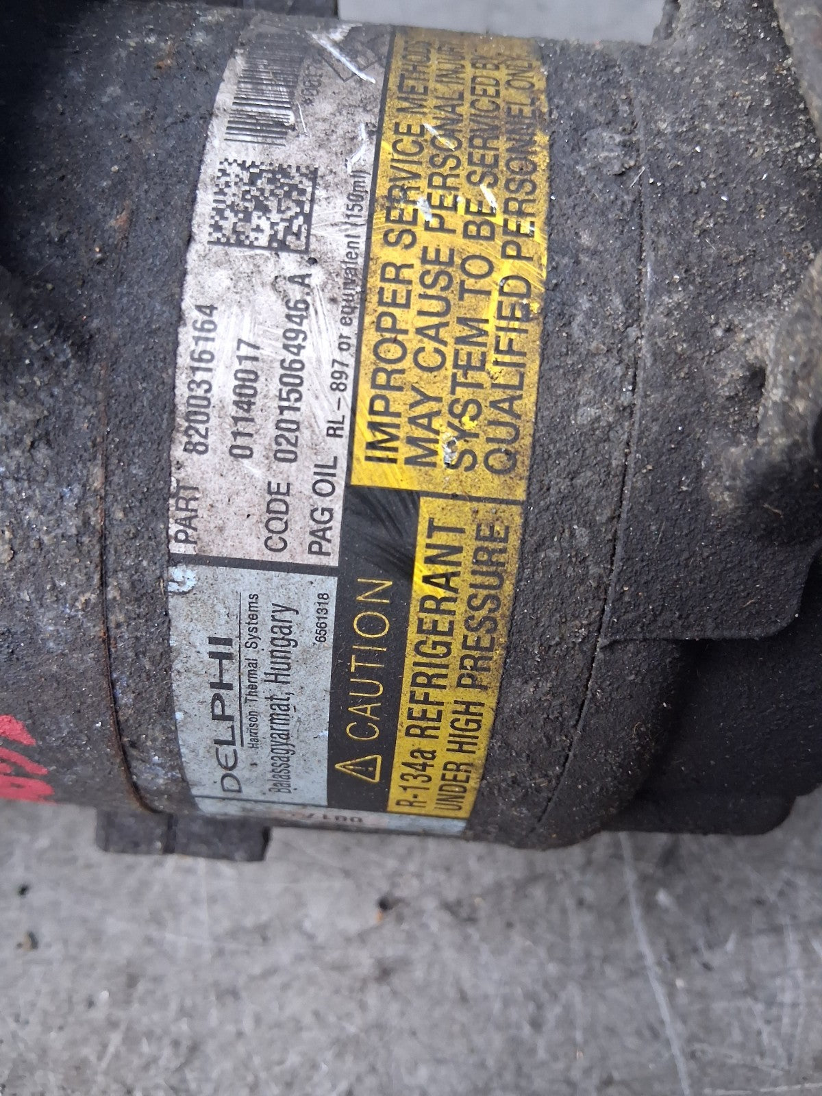 2005 RENAULT MEGANE MK2 1.5 DIESEL AC AIR CON COMPRESSOR PUMP 8200316164