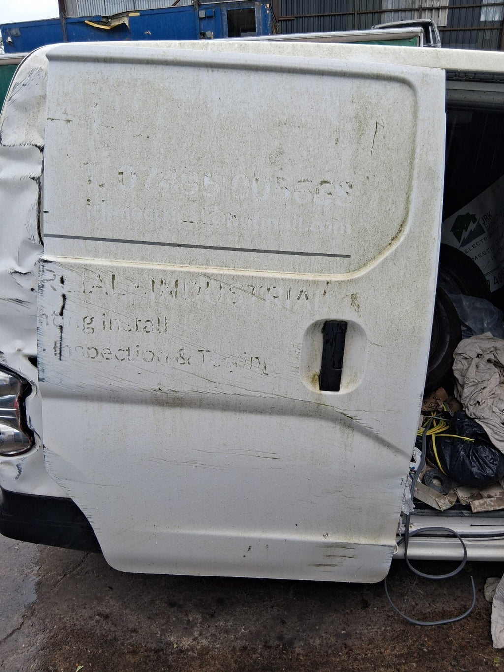 2018 NISSAN NV200 OS DRIVER SIDE RIGHT COMPLETE SLIDING DOOR