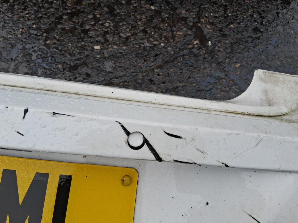 2014 BMW 1 SERIES F20 3 DOOR COMPLETE REAR BUMPER WHITE