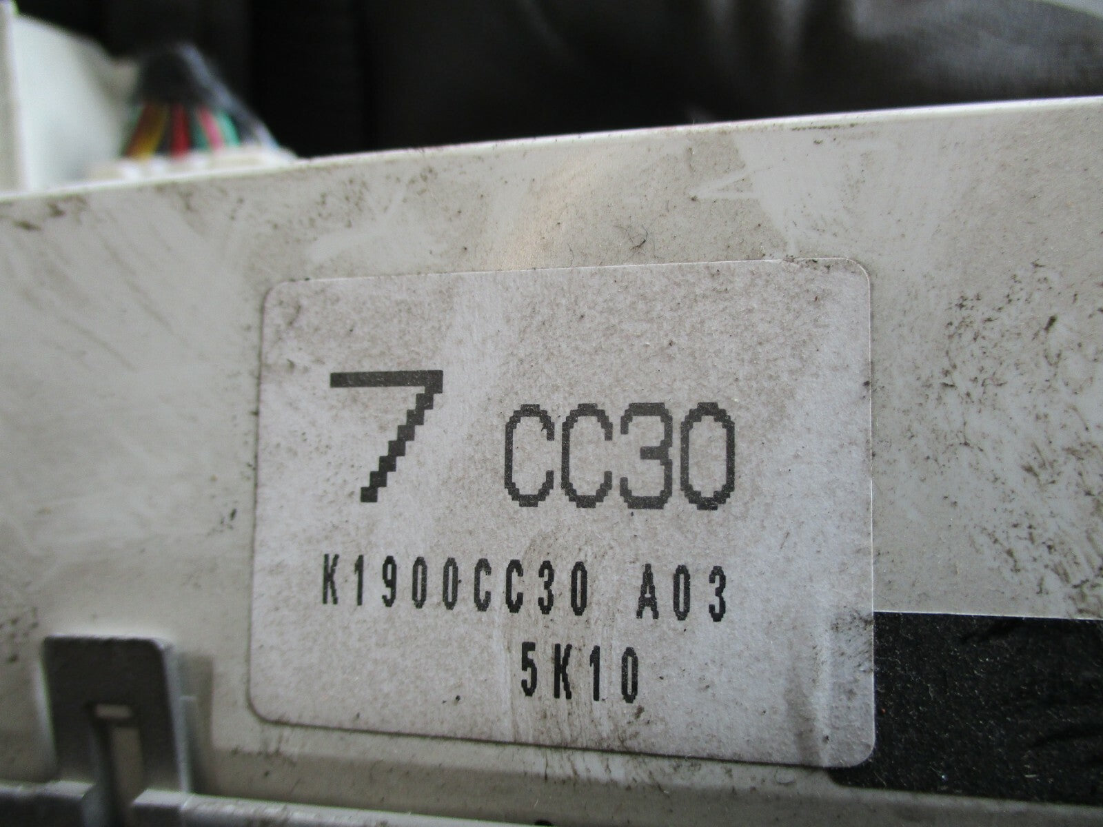 MAZDA 5 MK2 2006 HEATER AC CLIMATE CONTROL SWITCHES PANEL