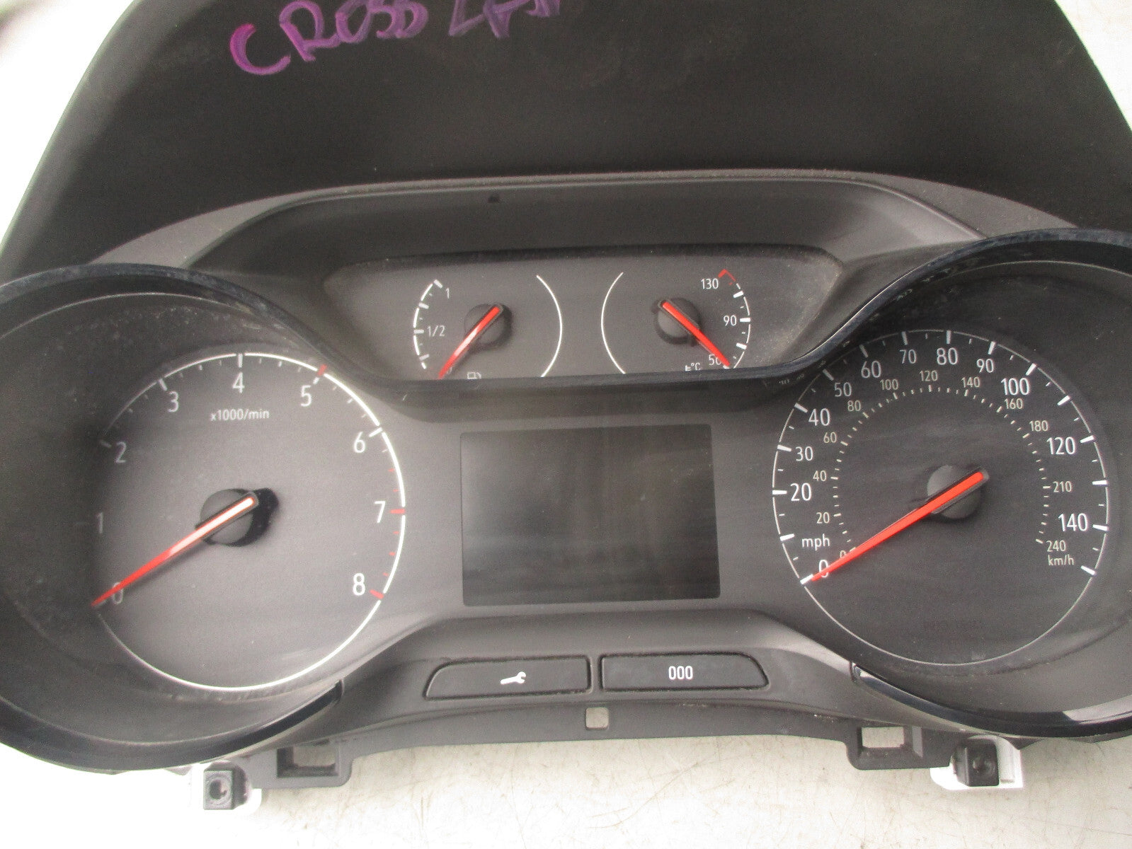2022 VAUXHALL CROSSLAND 1.2 PETROL SPEEDOMETER INSTRUMENT CLUSTER 9831117780