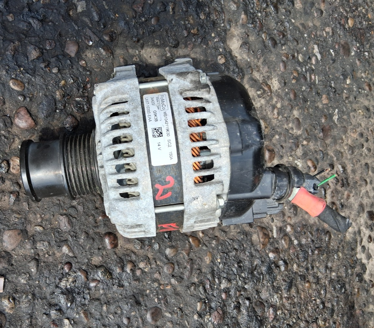 2021 FORD FIESTA MK8 ALTERNATOR LX6T10300EAA