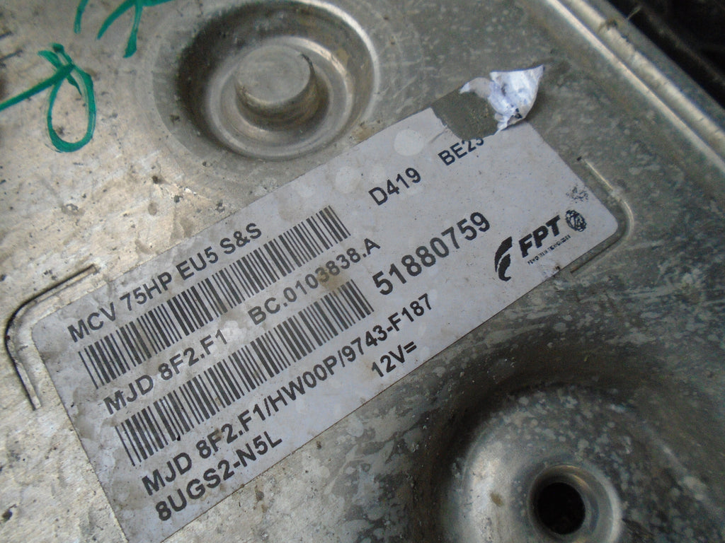 PEUGEOT BIPPER 2014 1.3 DIESEL ECU ENGINE CONTROL MODULE 51880759
