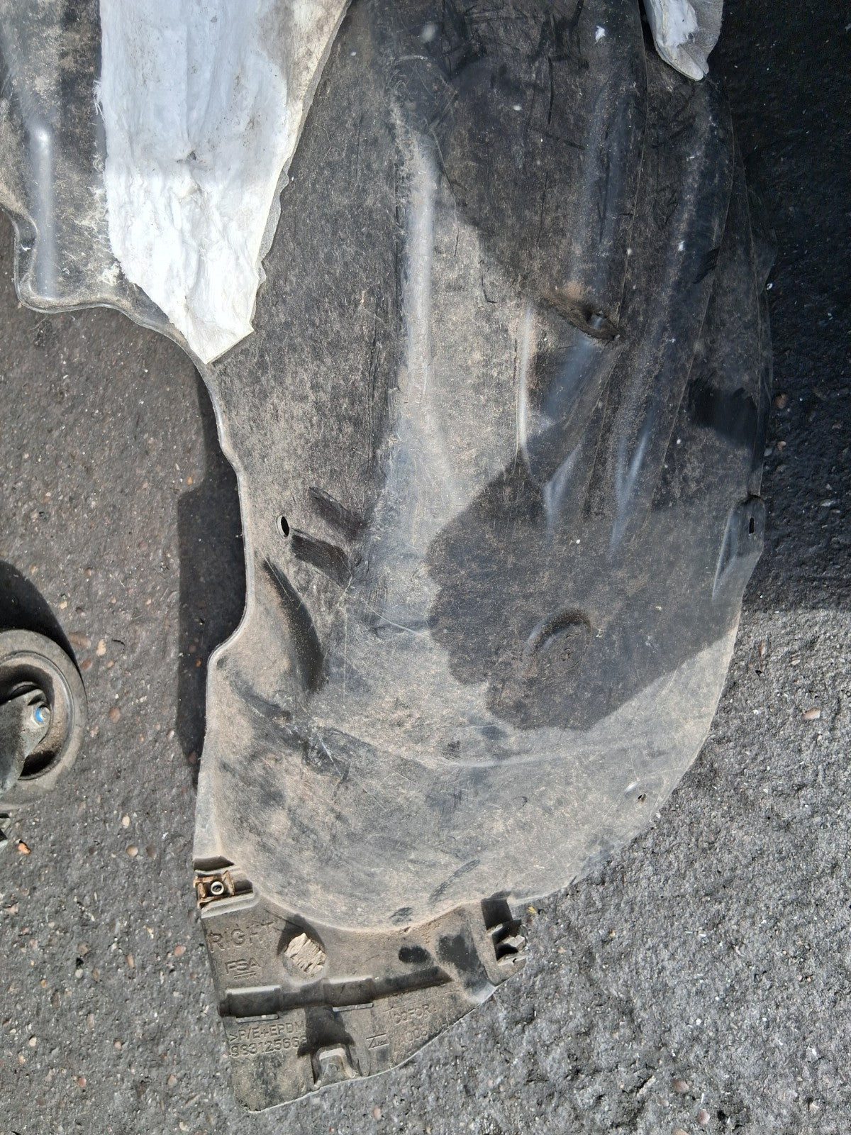 2021 CITROEN C4 MK3 OSR DRIVER REAR RIGHT SPLASH GUARD WHEEL ARCH 9831256680