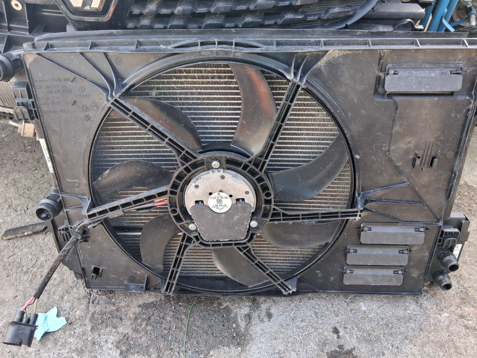 2013 VW VOLKSWAGEN GOLF MK7 1.6 DIESEL RADIATOR RAD PACK 5Q0121251EC