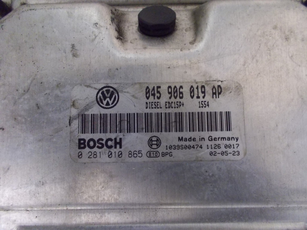 VW VOLKSWAGEN POLO 9N2 (MK4) 2002 1.4 TDI ENGINE CONTROL UNIT ECU 045906019AP