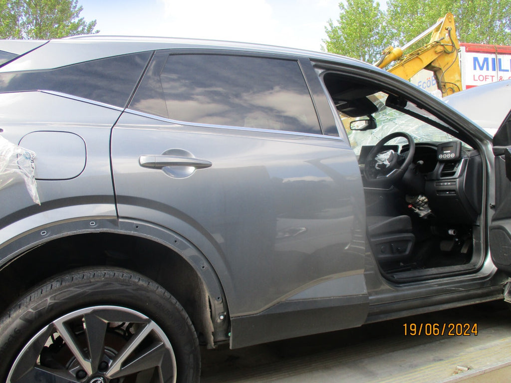 NISSAN QASHQAI J12 MK3 2023 OSR DRIVER SIDE REAR BARE DOOR METALLIC GREY KAD
