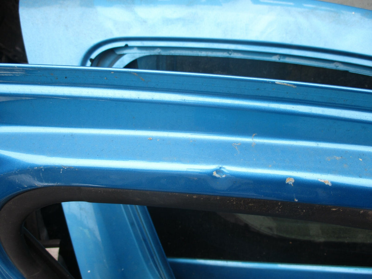 CITROEN BERLINGO MK2 NSF PASSENGER SIDE FRONT BARE DOOR BLUE